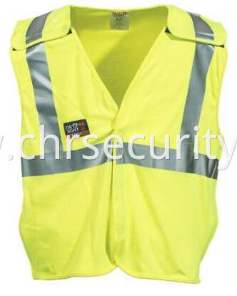 Men's High-Visibility FR Lime Breakaway Work Vest (1)